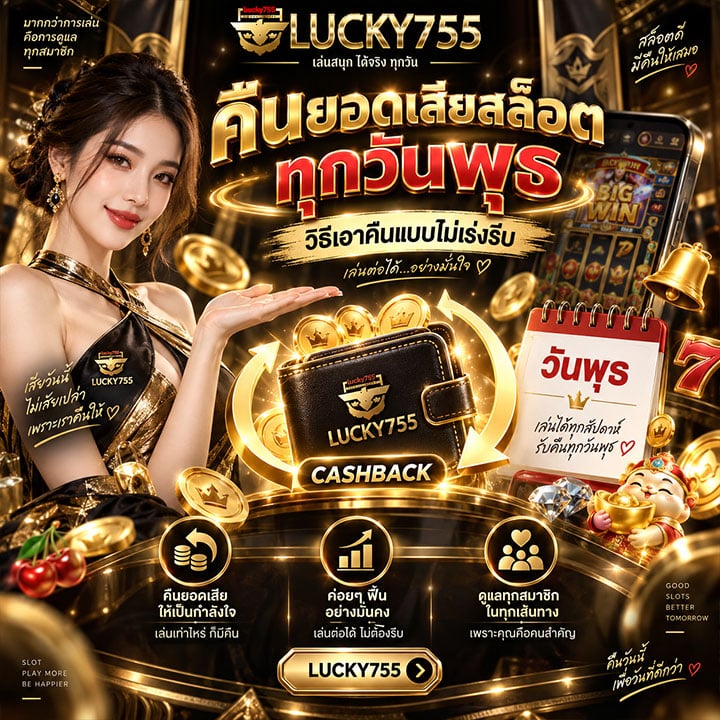 คืนยอดเสียสล็อต ทุกวันพุธ