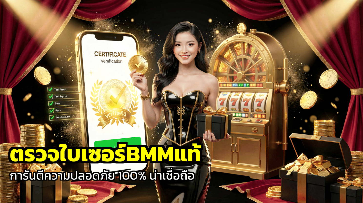 ตรวจใบเซอร์BMMแท้